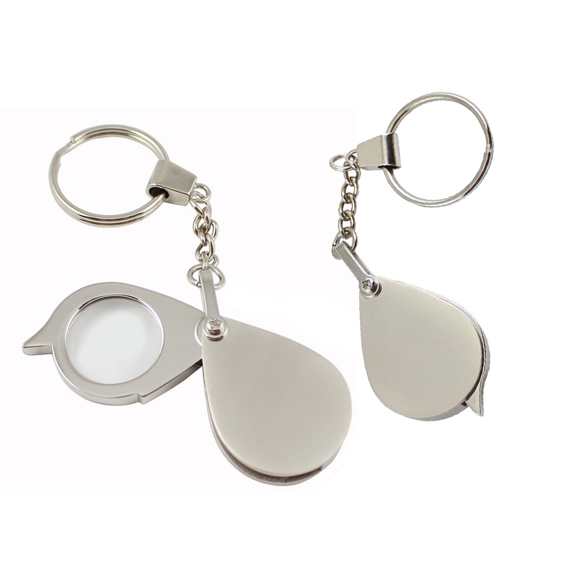 Mini Draagbare 20X Vouwen Sleutelhanger Vergrootglas Met Sleutelhanger Dagelijks Hand Vergrootglas Bril Glas Tool
