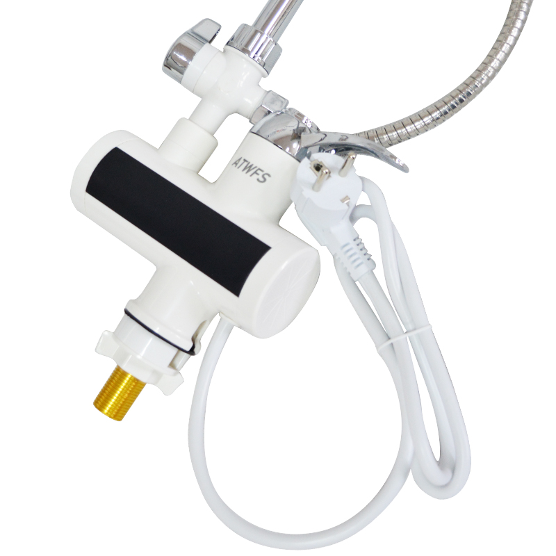 ATWFS Instant Water Heater Faucet Shower Pool Heater Kitchen Portable Electric Tankless Water Heater Water Tap 220v 3000w