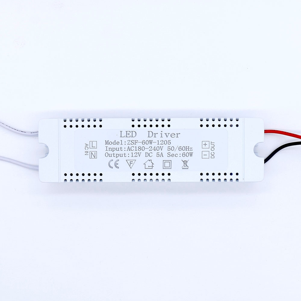 DC12V 6W 12W 24W 36W 48W 60W Led Verlichting Transformers 180-240V led Driver 12V Voeding 12V Voor Led Strip Verlichting 5A Adapter