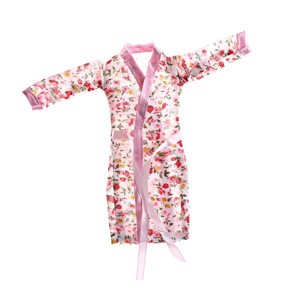 Een Stuk Slaapkamer Pyjama Robe Nighty Badjas Kleding Voor Poppen Gewaad Shorts Voor Bjd Pop Kind Kids Beste Speelgoed
