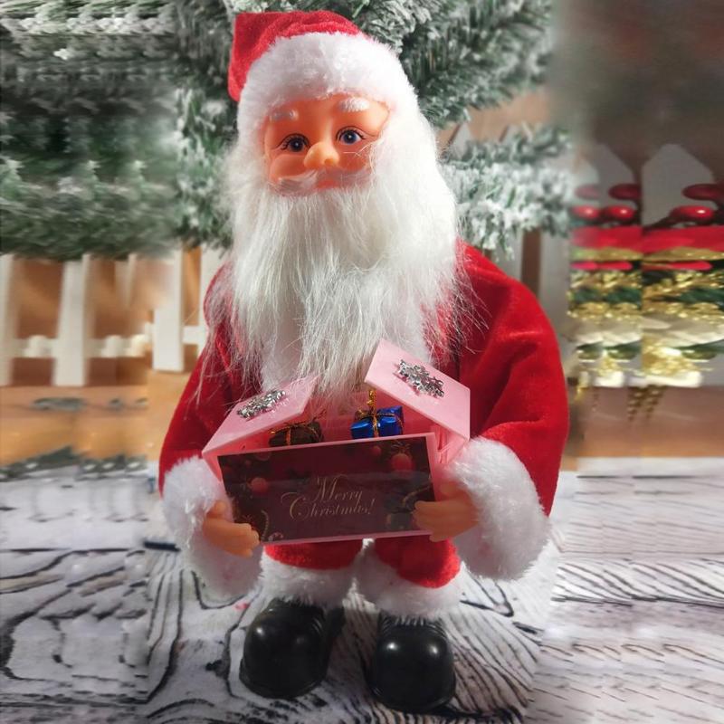 Electric Santa Claus Shaking Hips Head Singing Thumb