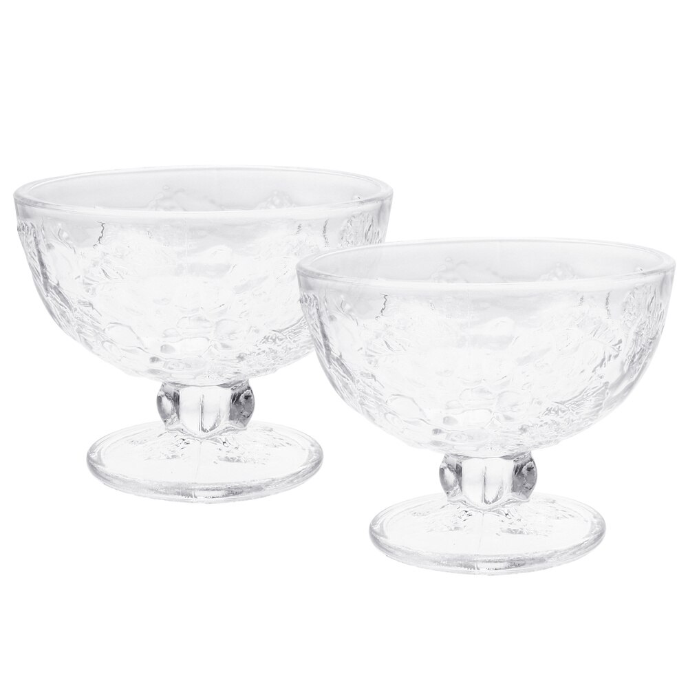 2Pcs Cups Restaurant Cold Drink Cups Transparent Pudding Cups Dessert Cups