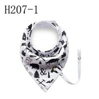 Baby freundlicher Baumwolle Karikatur Nette Bandana Lätzchen Fütterung Speichel Handtuch dribbeln Dreieck: Braun