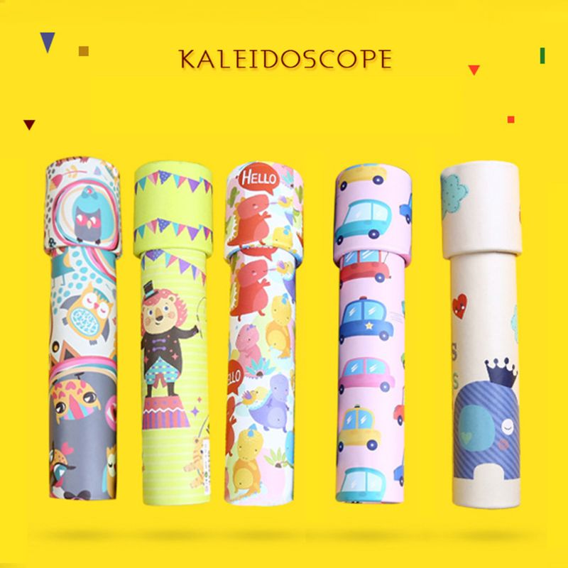 Kaleidoskop Rotierenden Magie Bunte Welt Spielzeug Klassische Spielzeug K92D