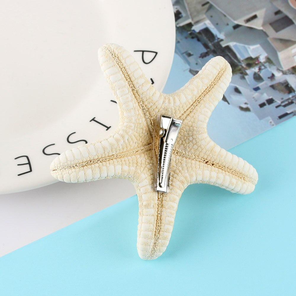 1/2PCs DIY Sea Shell Hairpin Mermaid Starfish Hair Clips Bridal Handmade Headwear Accessories Women Summer Beach Jewelry