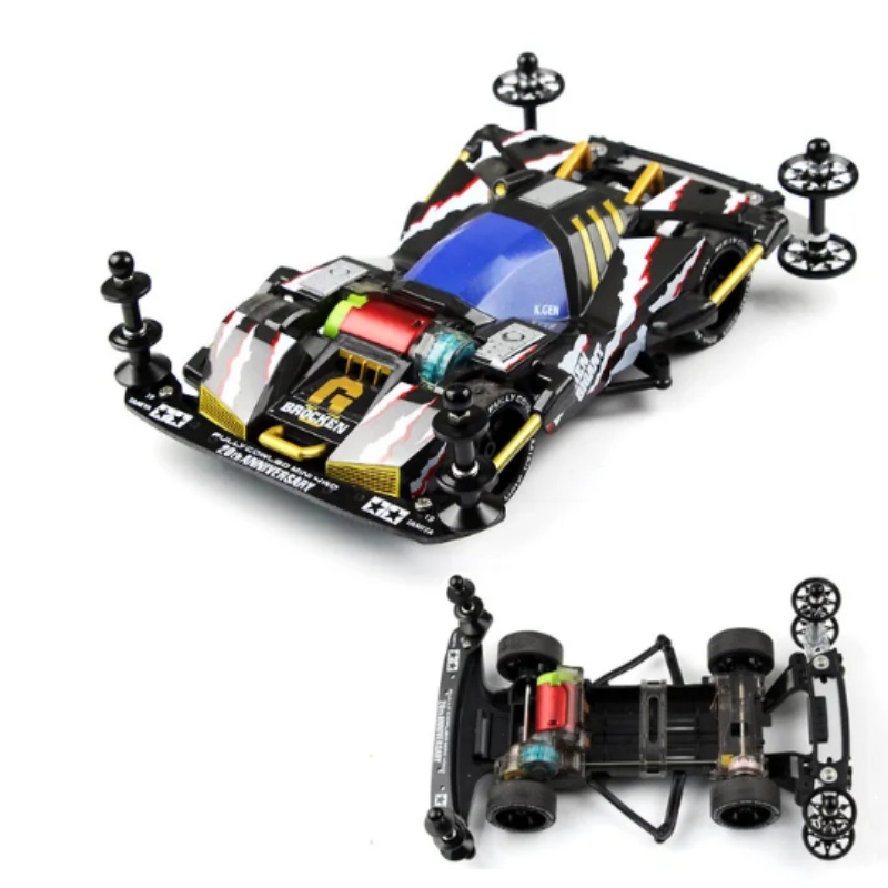 Racing Modified Track Racer Toy Model Accessories Parts Assembly Painted Car Shell 1/32 Mini 4WD Car Series: WHITE