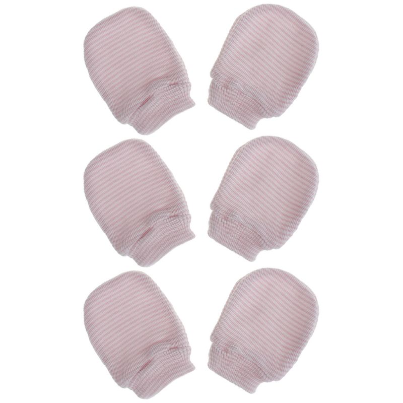 3 Paar Baby Anti Krassen Zachte Handschoenen Pasgeboren Bescherming Gezicht Scratch Mittens Baby Handguard Supply: 2