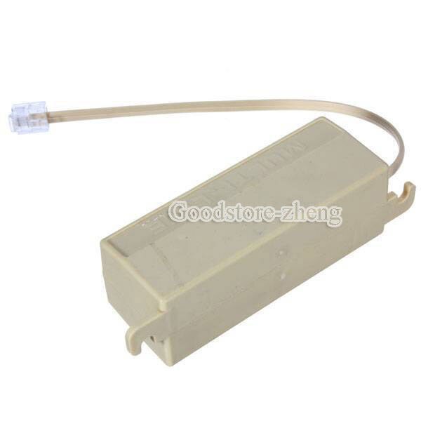 1 Pcs RJ11 5 Way Outlet Phone Modular Jack Telephone Line Adapter Splitter