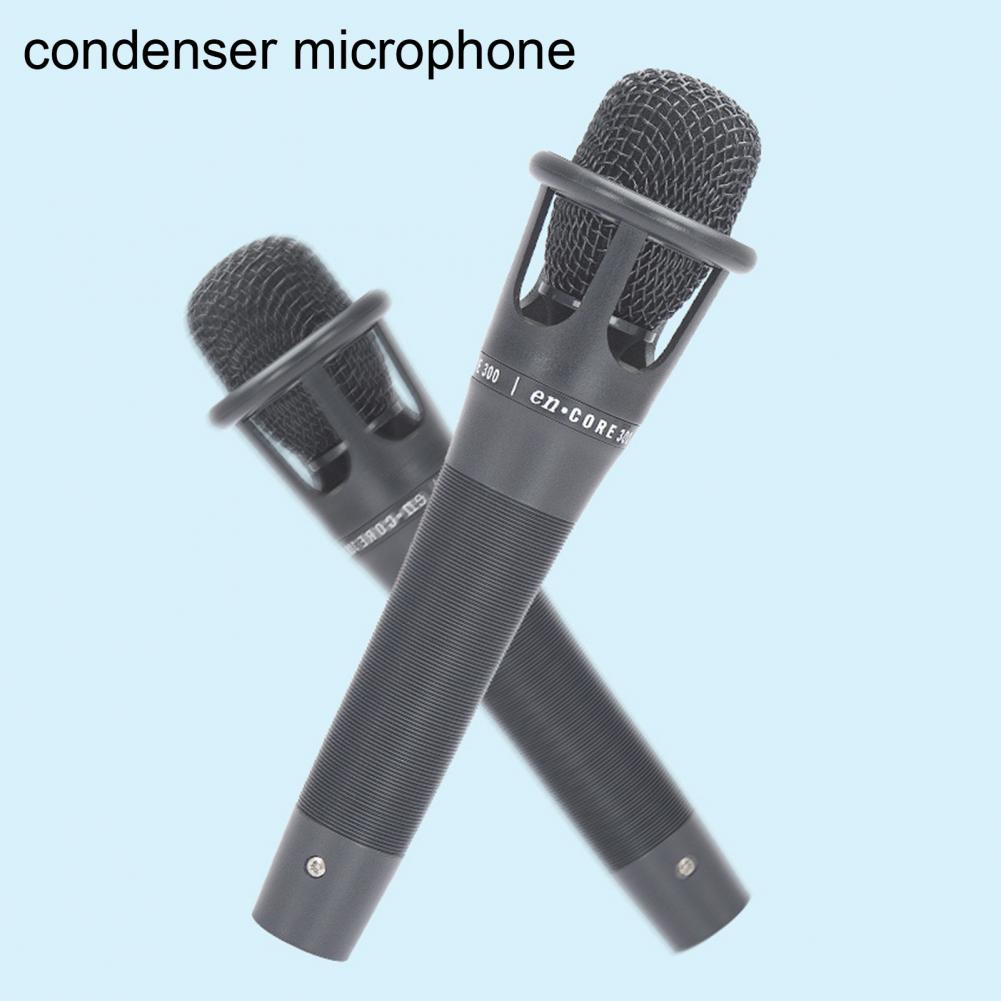 Microphone for Studio Recording Handheld High Sensitivity with Audio Cable E300 Recording for Studio Condenser Comp