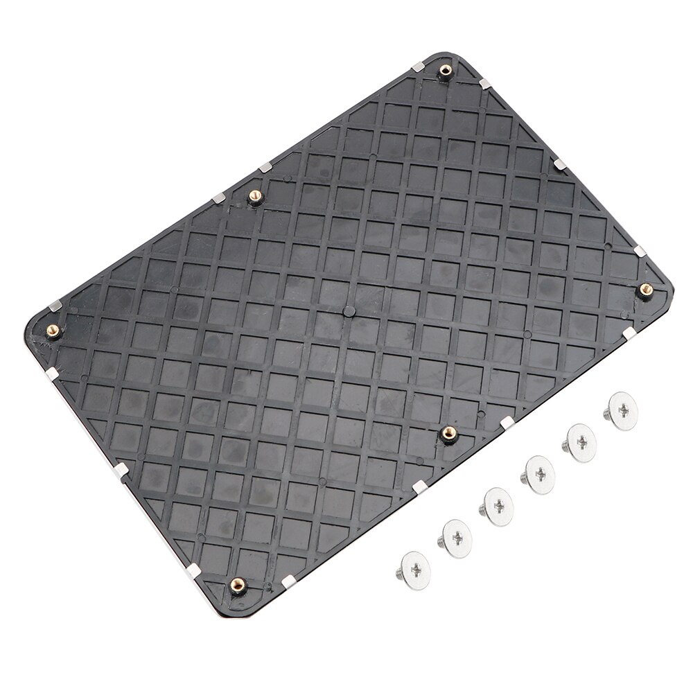 LEEPEE Auto Interior piso Mat parche coche lado piso alfombra alfombras de placa de acero inoxidable alfombra pie talón Pedal reemplazos