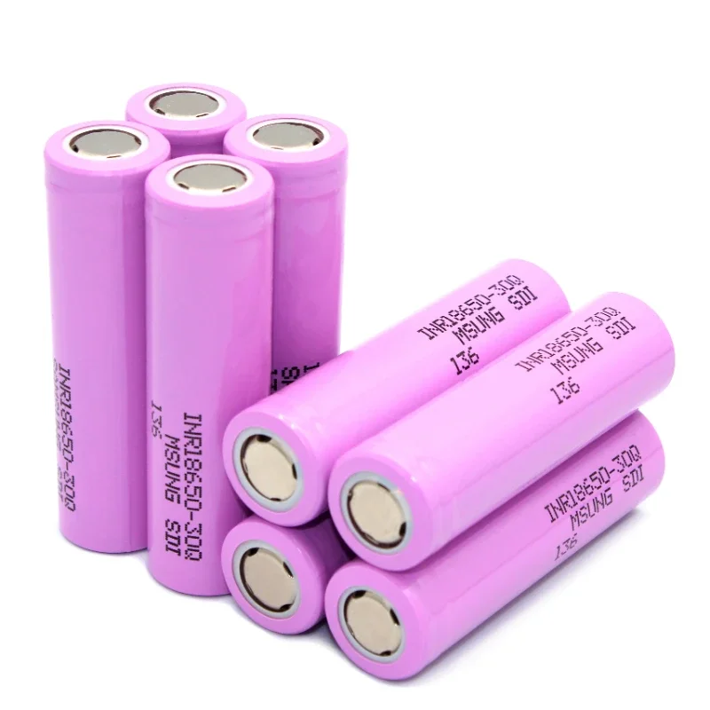1-12 Uds 100% Original 3,7 V 3000mAh para INR18650 INR18650 30Q descarga de batería de iones de litio 20A baterías recargables linterna...