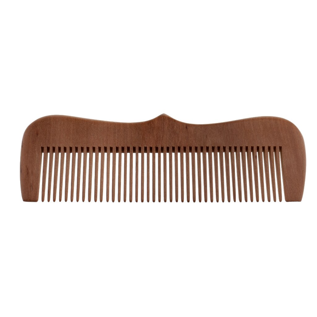 Handcraft Peach Wood Comb Non-Static and Eco-friendly for Scalp Massage Hair Health -6" Fine Toothed