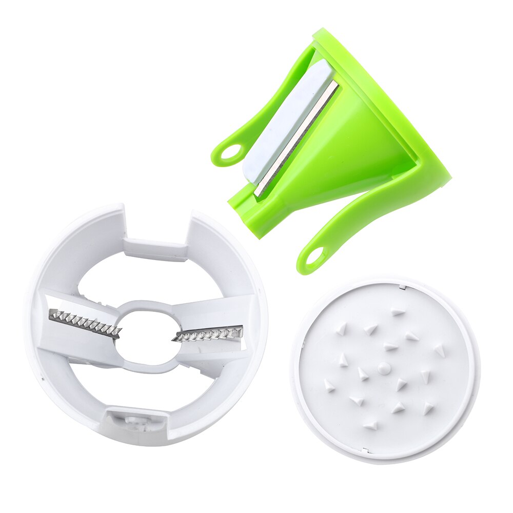 Ouyxr groente spiraalsnijder wortel komkommer snijder chopper spiraal trechter groente rasp handheld spiraalsnijder