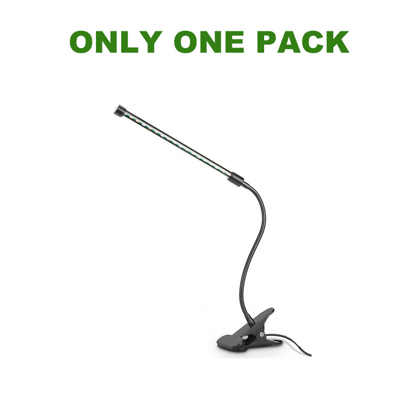 Indoor Led Grow Light Phyto Lamp Grow Box Plantaardige Licht Lamp Voor Planten Groeien Led Usb Indoor Groeiende Bloei Voor venster Planten: 1 pack     One head
