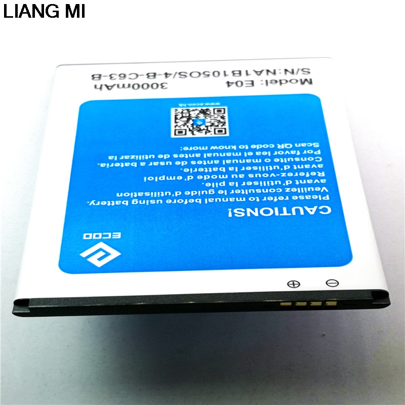 3000mAh ECOO E04 battery For ECOO ECO E04 Plus mobile phone Batteries with phone stander for gife