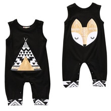 Summer cute kid rompers Cotton Toddler Kids Baby Boy Girl sleeveless Romper Jumper Jumpsuit casual kid Outfit Clothes