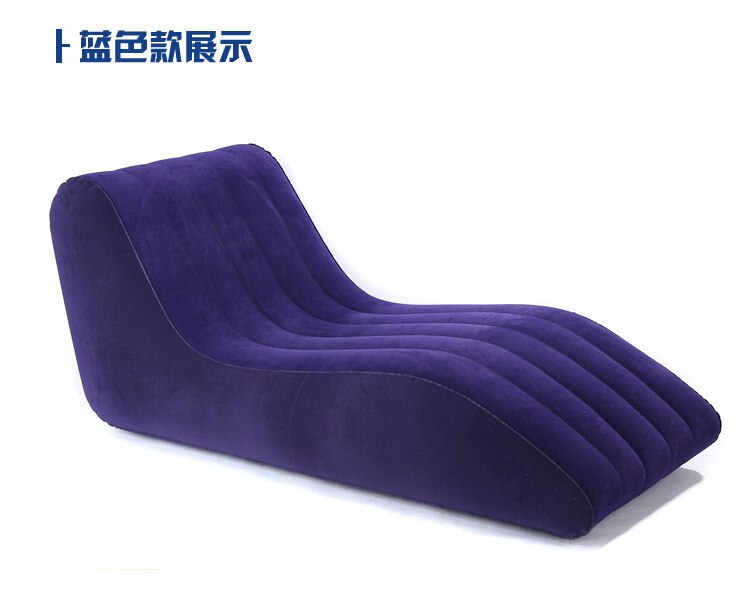 ErhöHenne und verlängern schlafzimmer Sofa S-typ beflockung aufblasbare liege hause Sofa bett balkon Sofa