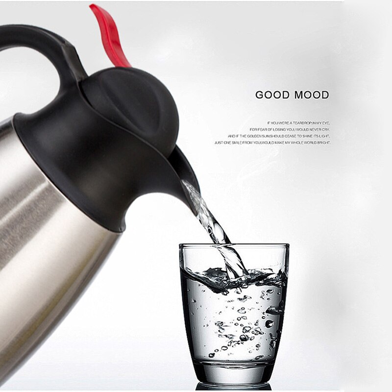 1.2l/1.5l/2l roestvrijstalen waterflessen, koffiepot, thermoskan, isolatie, thermoskan, waterkoker, kan, waterkoker