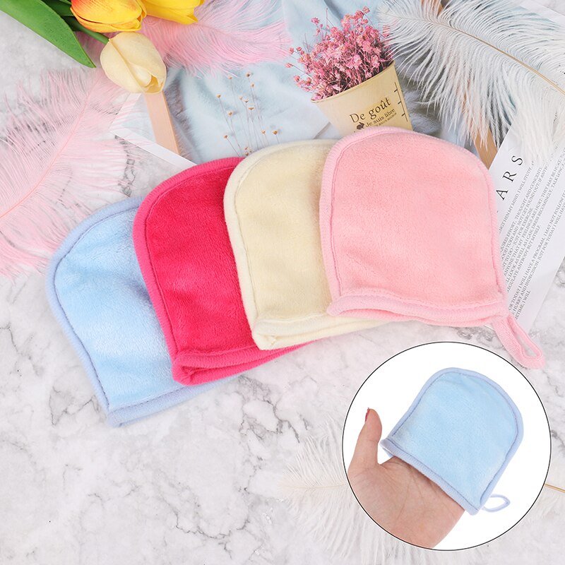 Reusable Microfiber Face Cloth Magic Face Towel Makeup-Remover Cleansing Glove For Women