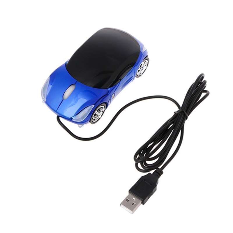 Mini Auto bilden USB Spielen Maus 2,4 GH dauerhaft Verdrahtete Maus Für PC Laptop Computer USB 2,0 Optische Auto-Styling Maus Mäbenutzen: Blau