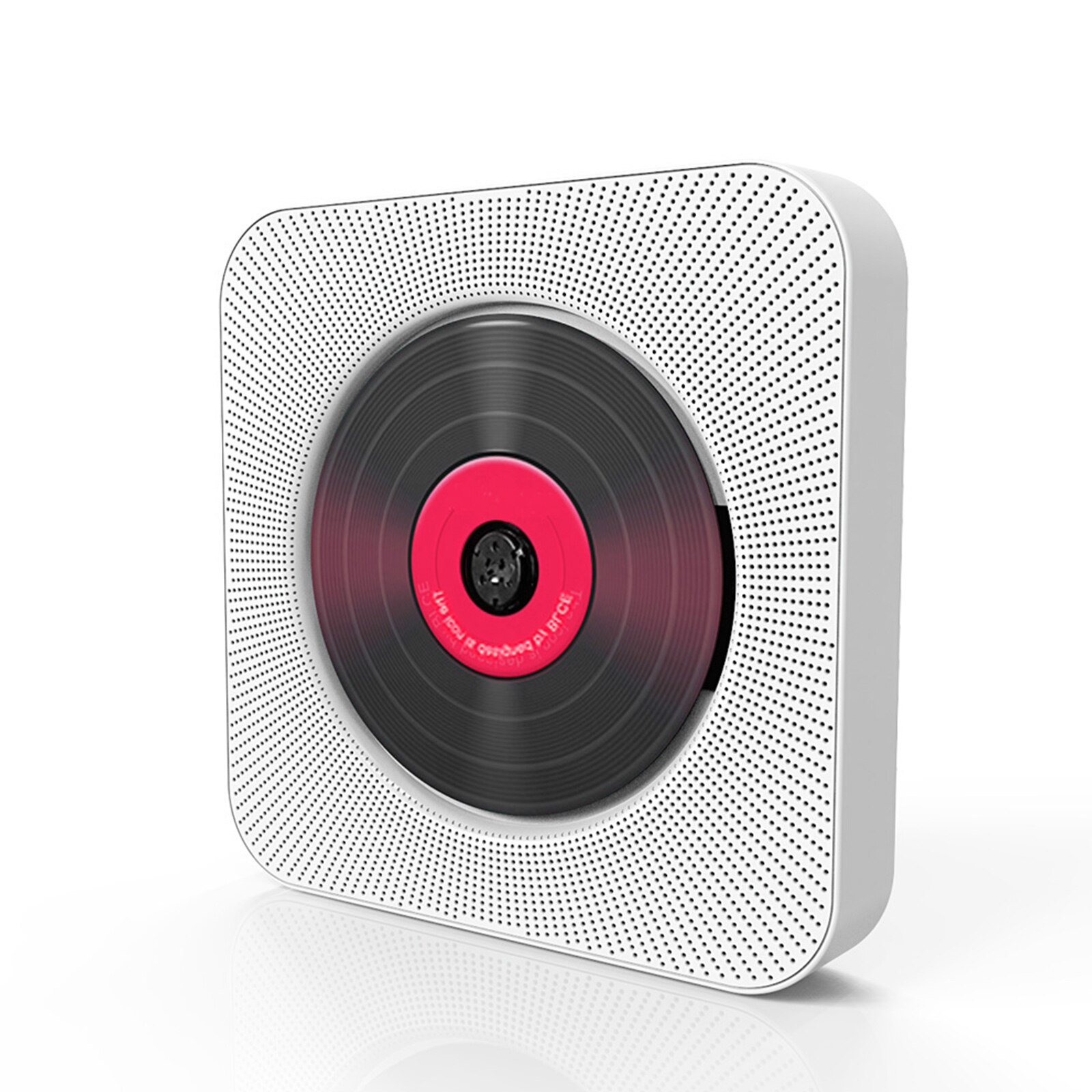 Wall Mounted CD Player Surround Sound FM Radio Bluetooth USB MP3 Disk Portable Music Player Remote Control Home Stereo Speaker