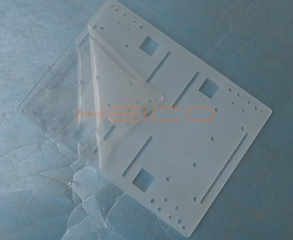 195*145*3mm Trasparente Acrilico Telaio Telaio In Plastica Piastra per FAI DA TE Accessori Auto Intelligente