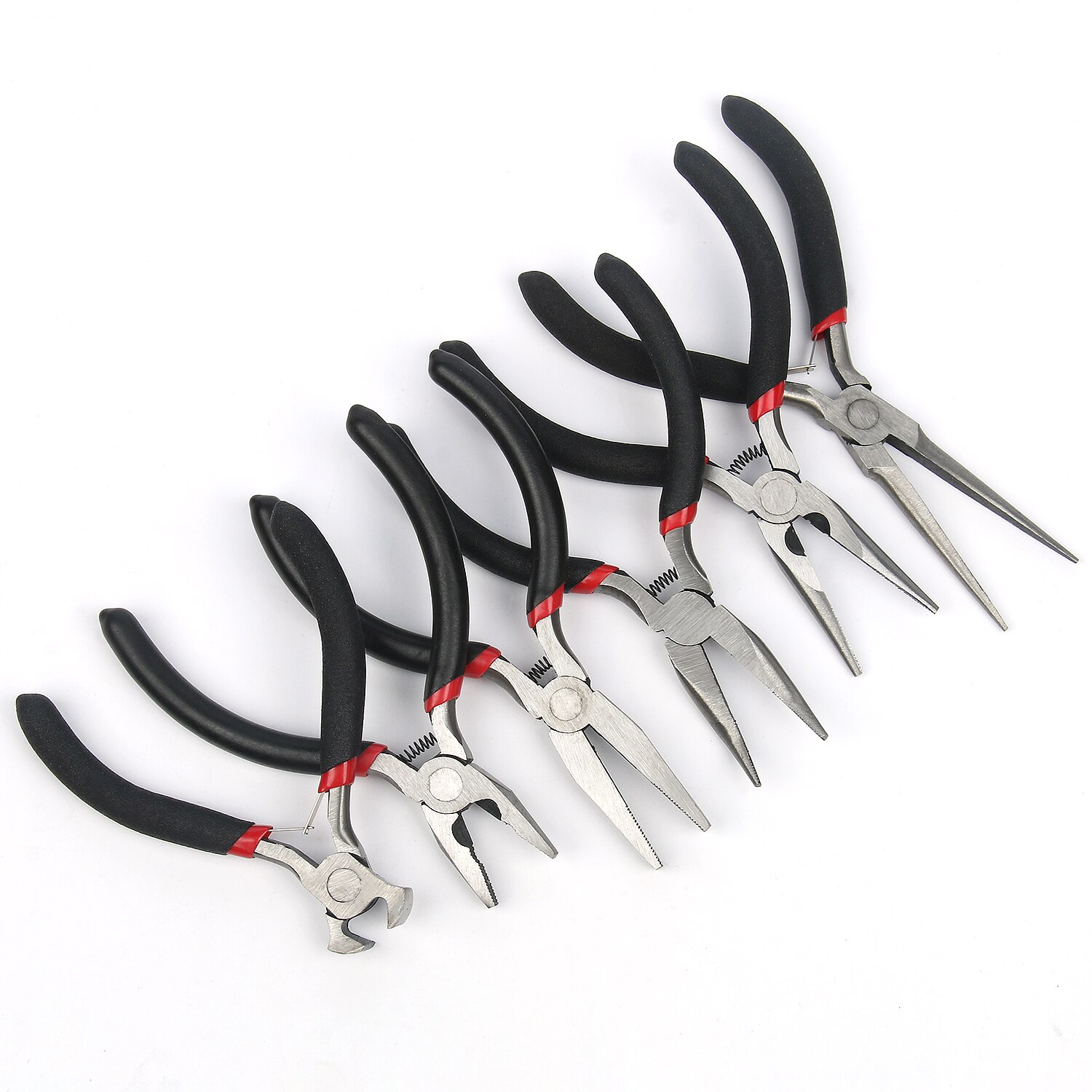 Mini Pliers Diagonal Pliers Long Needle Nose Cutter Handcraft Beading Insulated Plier For DIY Small Jewelry Pliers Tools