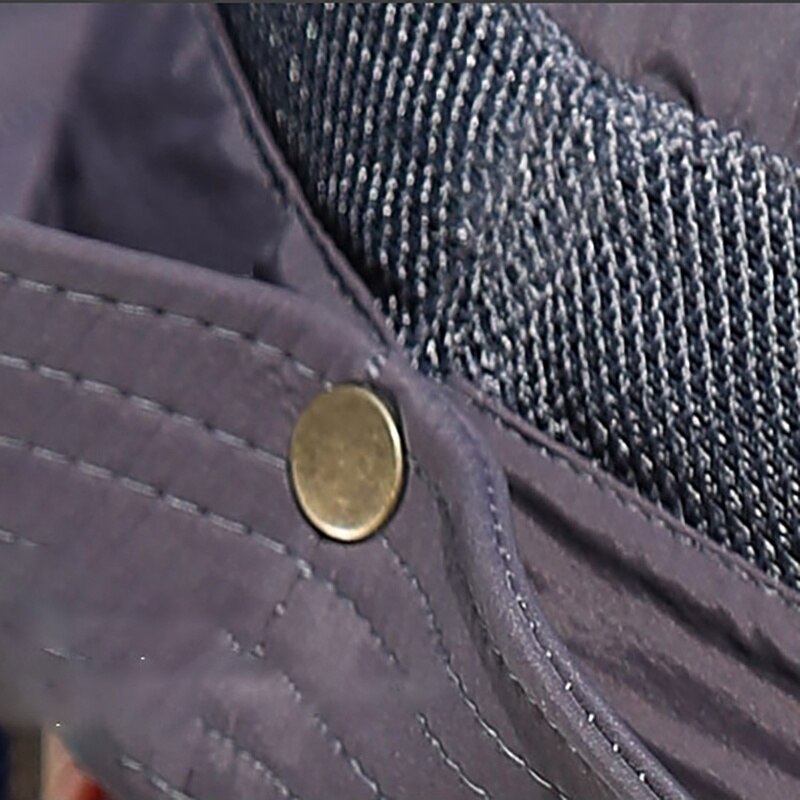 Balde chapéu de secagem rápida leve dobrável sombrinha ao ar livre pescador boné com queixo corda caqui