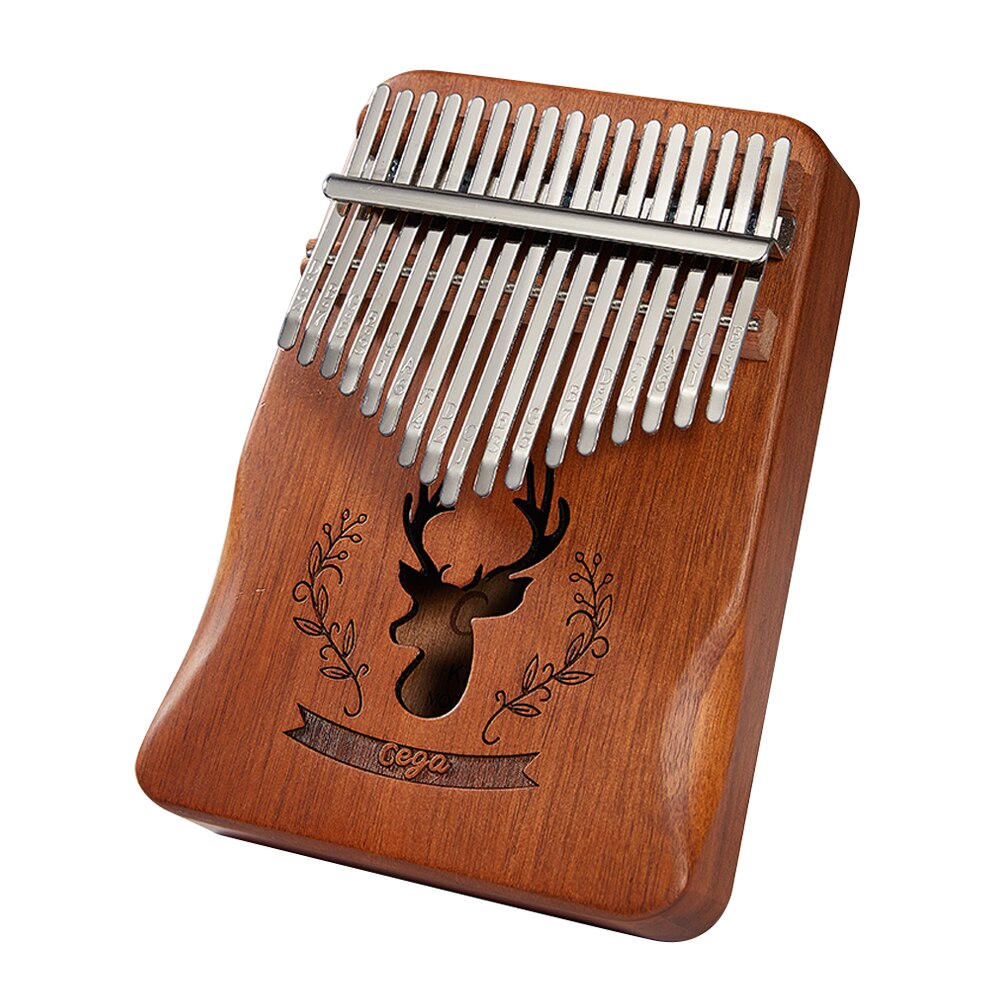 Mbira Musical Instrument Afrika Finger Klavier 17 Schlüssel Akazie Kalimba Daumen Finger Klavier Hirsch Schlagzeug Musical Instrument: Gelb