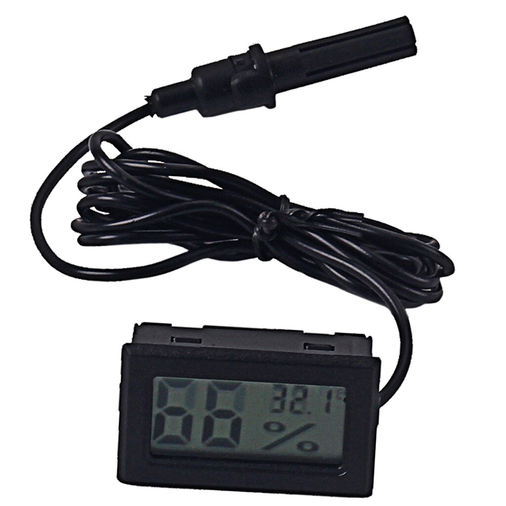 Digitale Thermometer Hygrometer, Monitor Akoestische Gitaar, Ukelele, Sigarenkistje Gitaar