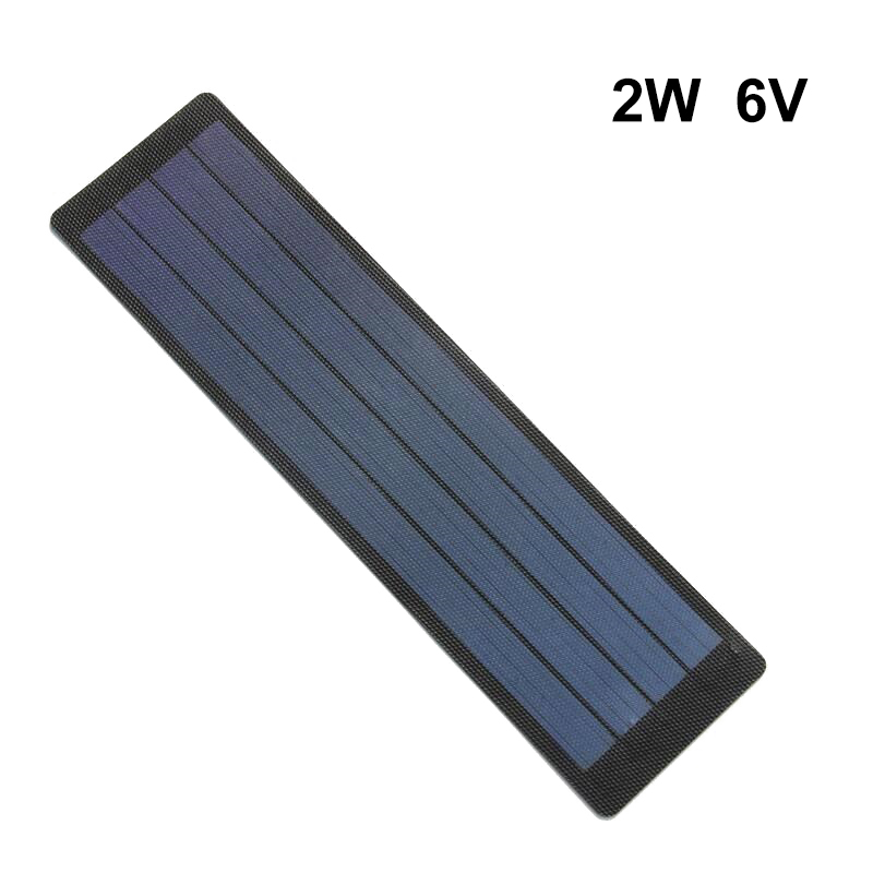1pc 0,3 w 0,5 w 1w 1,5 w 2w 1,5 v 2v 3v 6v Solar- Tafel flexibel amorphe Silizium Dünnschicht zelle DIY kann für Sonnensystem gewellt werden: Grün