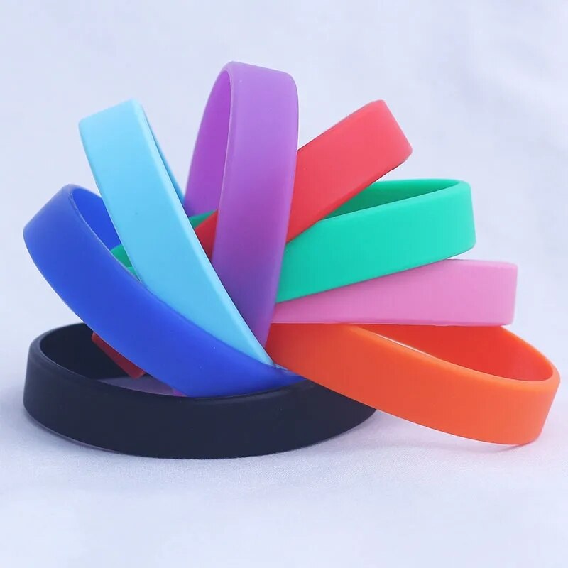 Braccialetti sportivi in Silicone colorato braccialetti sportivi per collezione per adulti Glow light up braccialetti in gomma uomo donna Fitness HandBands