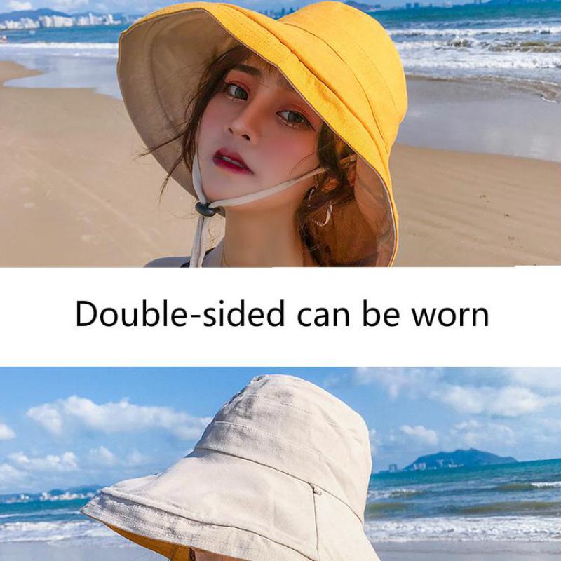 Cokk Zomer Hoeden Voor Vrouwen Dames Visser Cap Brede Rand Floppy Hoed Vrouwelijke Strand Zonnehoed Zonnehoed Suncreen Koreaanse stijl