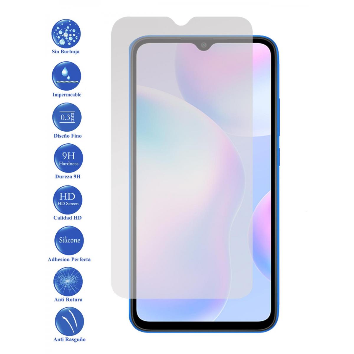 Xiaomi Redmi 9A gehärtetem glas Bildschirm Schutz 9H für movil - Todotumovil