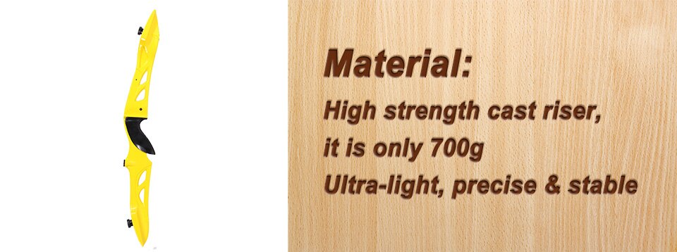 23 Inches Sanlida Beginner Recurve Bow Riser Magnesium Left/right Hand for Archery Practice Outdoor Sport