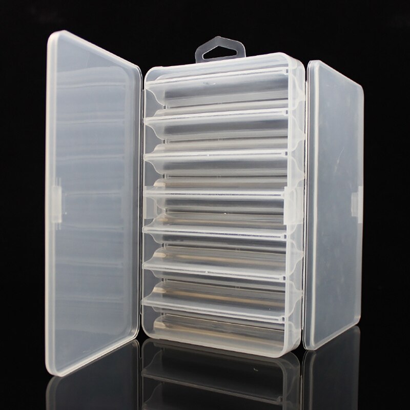 Fishing Box for Baits Double Sided Plastic Lure Boxes Fly Fishing Tackle Storage Box Supplies Accessories High Strength Newest: A7