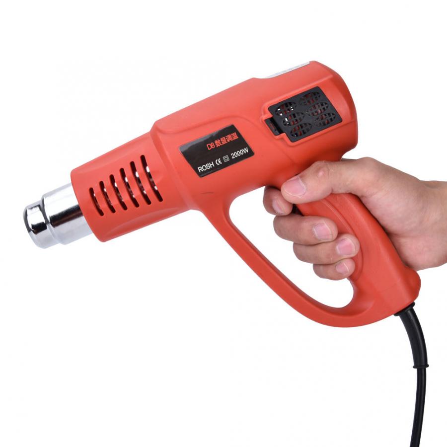 Pistola Ad Aria Calda Rapid R2200-LCD 2200 W 50-650°C Con Valigetta - Foto 2