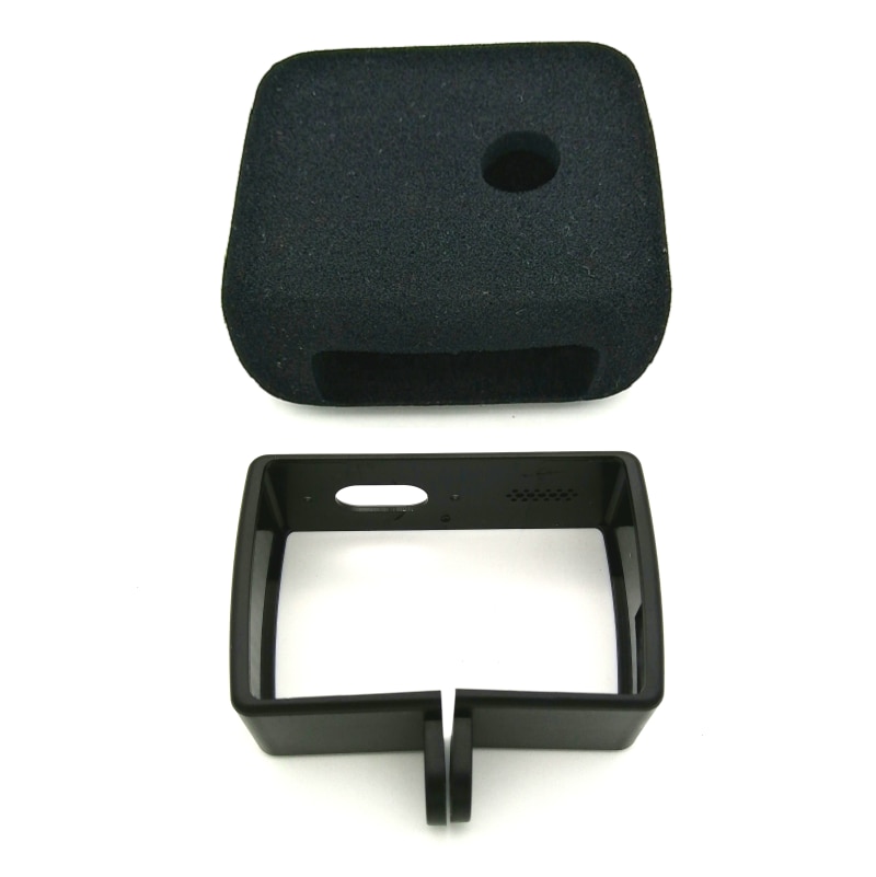 Zmniejsz hałjak wiatru sjcam sj 8/7/6 osłona przeciwwiatrowa gąbka ochronna rama etui na xiaomi Yi 4 K/4 K +/S300 H9R akcesoria robić aparatu