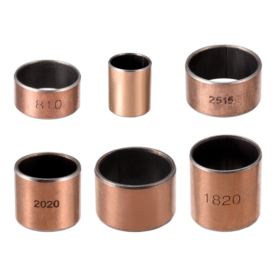 Uxcell 1-10Pcs Zelfsmerende Composiet Glijlager Bus 18Mm 20Mm 22Mm 25Mm I.D. Gladde Staaf Accessoires Gewikkeld Oilless