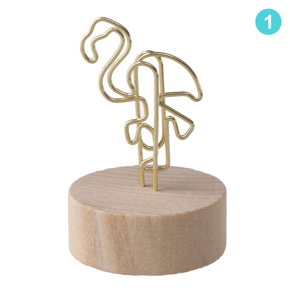 Soporte colgante de madera para tarjetas y notas, Base para fotos, Clip para notas, artículo, marco de fotos, mesa, suministros de oficina,: 1