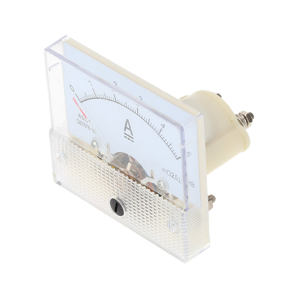 Small Ampermeter DC 0-5A Mini Tasche Amperímetro Analogico Analog A... – Grandado