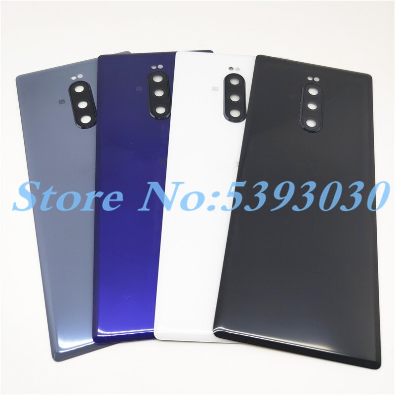 Originele Voor Sony Xperia 1 XZ4 J8110 J8170 J9110 Glas Terug Batterij Cover Achterdeur Terug Case Behuizing Case reparatie Onderdelen