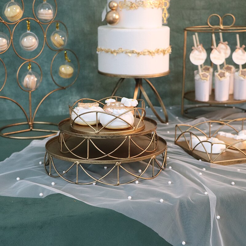 Baking Cake Bread Display Racks Wedding Cake Stands Dessert Cupcake Food Plates Tray Restaurant Tableware