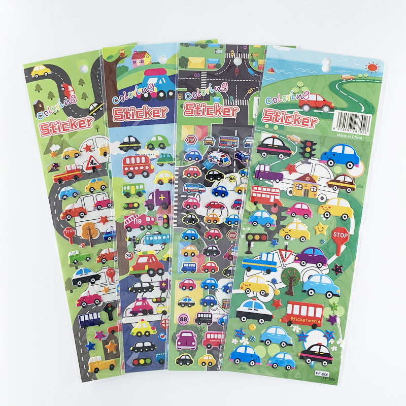 4 arkuszy/zestaw kosmiczna przestrzeń planeta wszechświat poznanie naklejki dzieci DIY 3D Bubble pianki naklejki do scrapbookingu dla dzieci chłopcy prezent: Srebrny