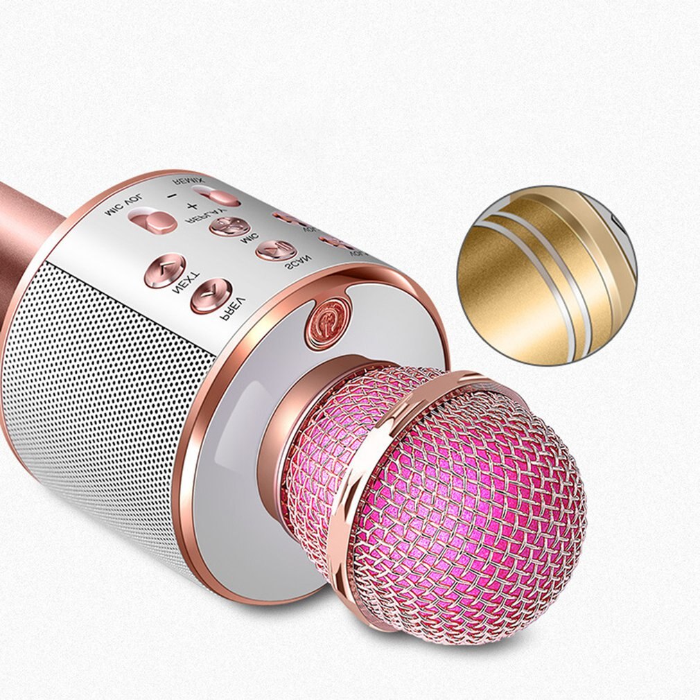 wireless microphone condenser karaoke mic bluetooth stand radio mikrofon studio recording studio