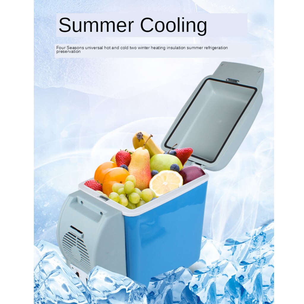 7.5L Car Fridge Refrigerator Electric Freezer Warmer Auto Compressor