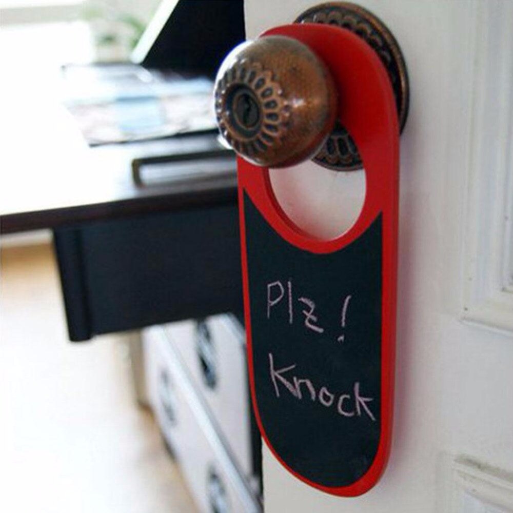 Cobee 2 Sided Blackboard Do Not Disturb Door Hanger Sign Style Decal Home Shop Store Bedroom Art