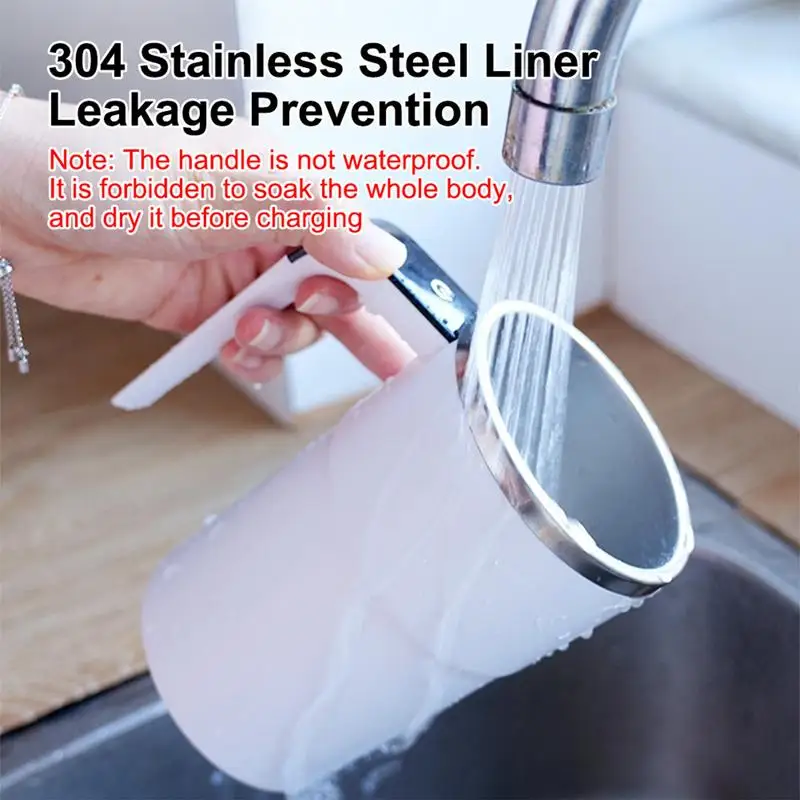 Automatic Stirring Magnetic Mug Rechargeable Stirring Coffee Cup with LCD Display Electric Stirring Cup Lazy Rotating Cup Tazos