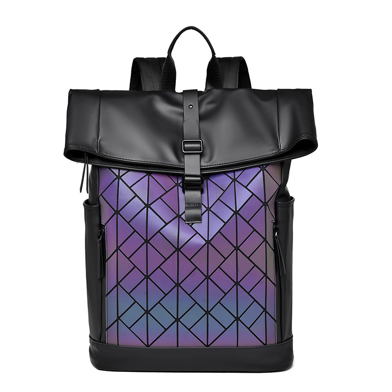 Mochila moderna, bolsa de ombro elegante, mochila casual para laptop, design gradiente moderno para uso diário, viagens e adolescentes