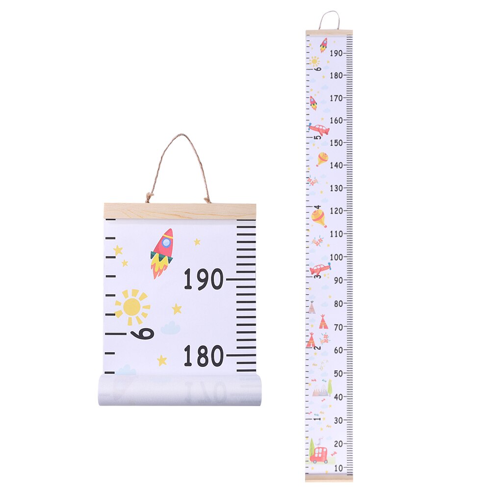 Baby Cartoon Height Measure Ruler Wall Stickers Child Kids Wall Hanging Growth Chart Decorative Sticker for Bedroom Home: B